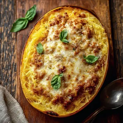 Creamy Million Dollar Spaghetti Squash Bake