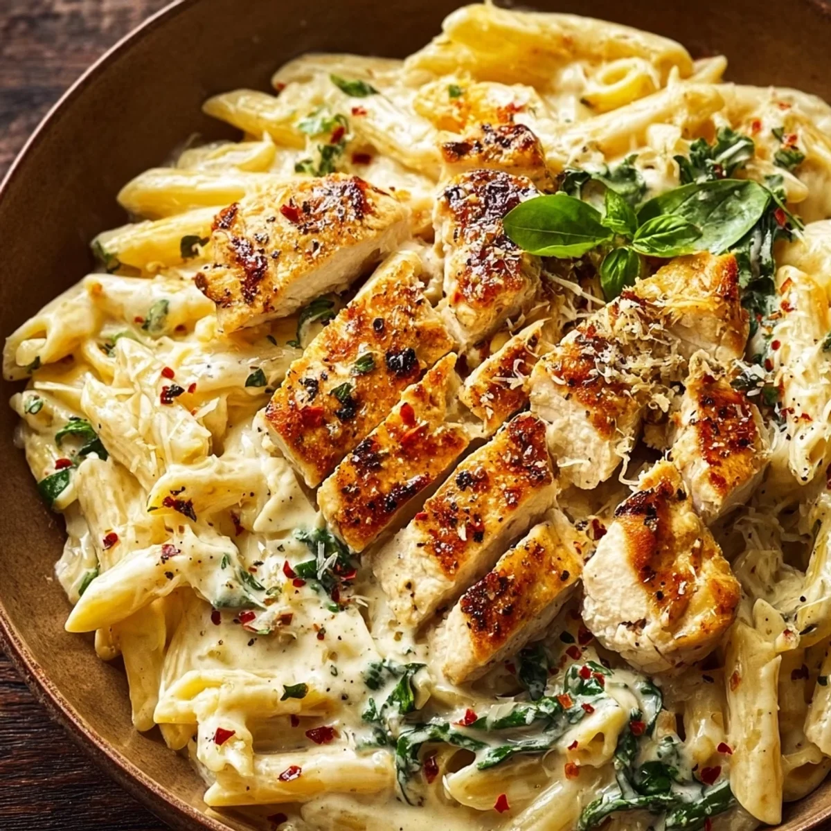 Creamy Parmesan Marry Me Chicken Pasta