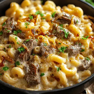 Creamy Philly Cheesesteak Mac and Cheese: My Go-To Comfort