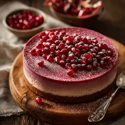Creamy Pomegranate Cheesecake Recipe for Festive Tables