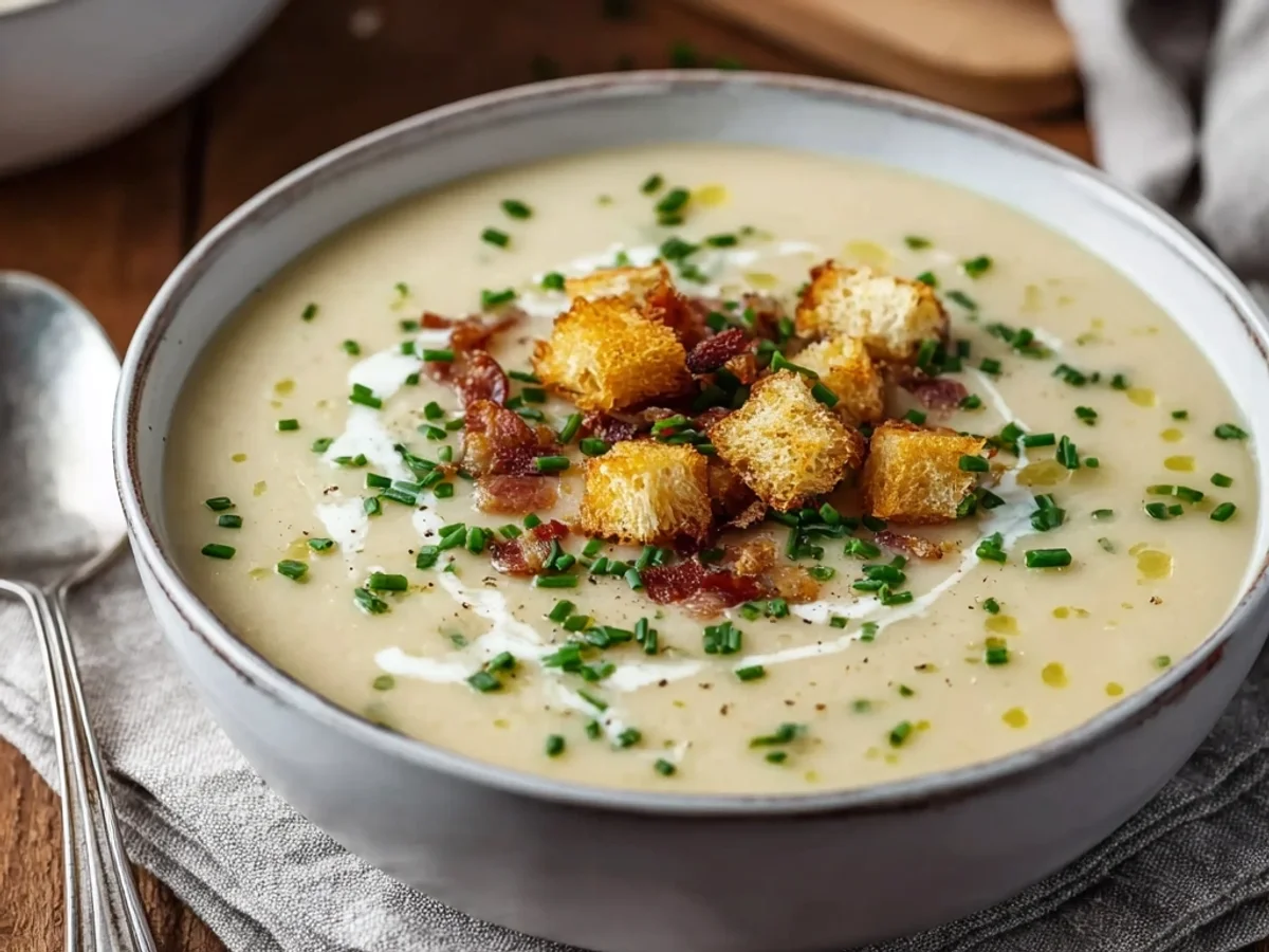 Creamy Potato Soup Recipe: Rustic & Satisfying - Featured Image