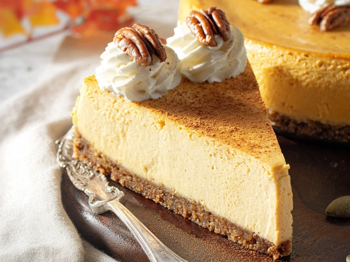 Creamy Pumpkin Cheesecake Recipe: A Fall Favorite - Featured Image