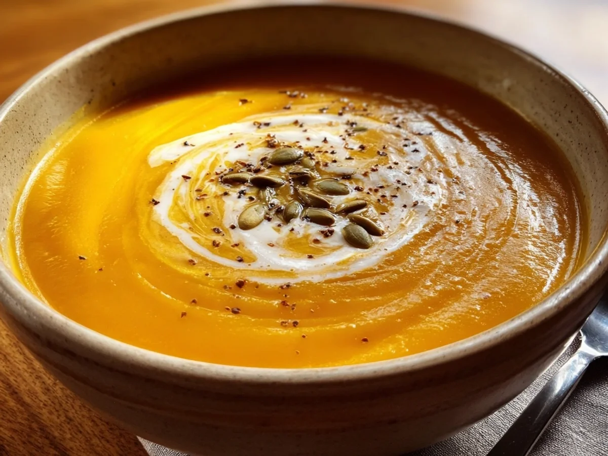 Creamy Roasted Butternut Squash Soup: Autumn's Embrace - Featured Image