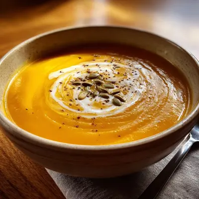 Creamy Roasted Butternut Squash Soup: Autumn's Embrace
