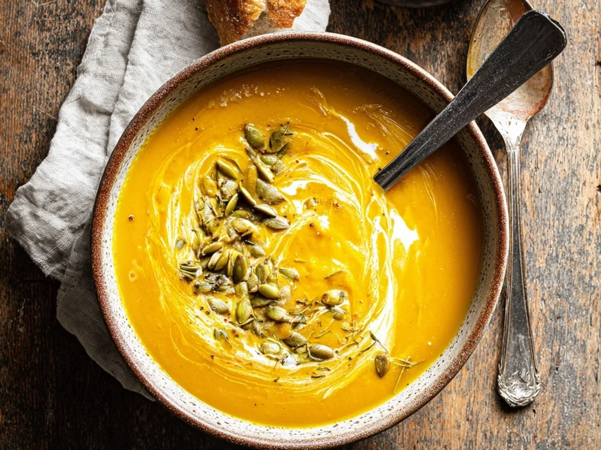 Creamy Roasted Kabocha Squash Soup: Autumn Comfort - Featured Image