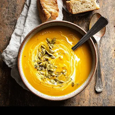 Creamy Roasted Kabocha Squash Soup: Autumn Comfort