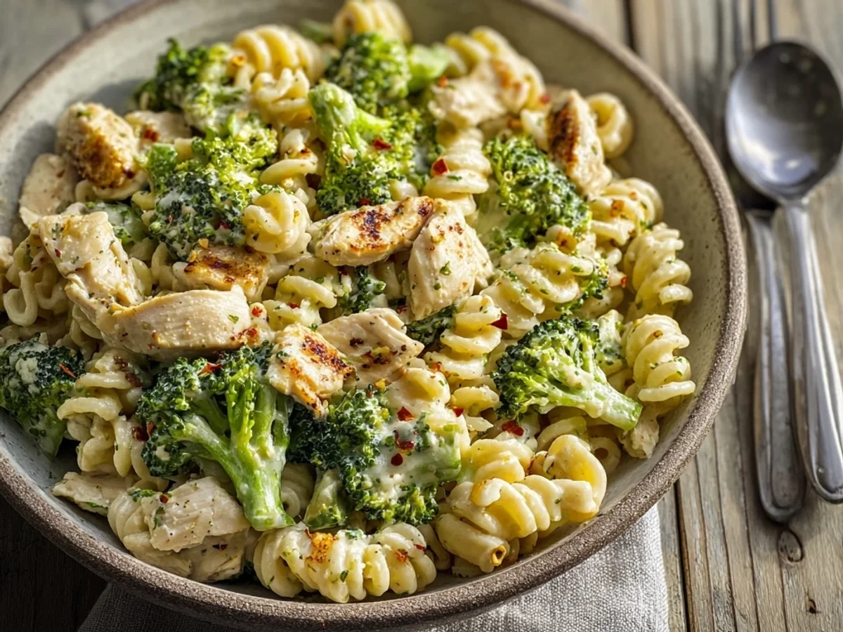 Creamy Rotisserie Chicken Broccoli Pasta for Easy Weeknights - Featured Image
