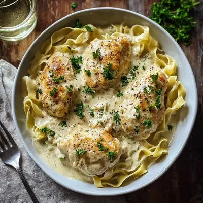 Creamy Slow Cooker Angel Chicken Dinner