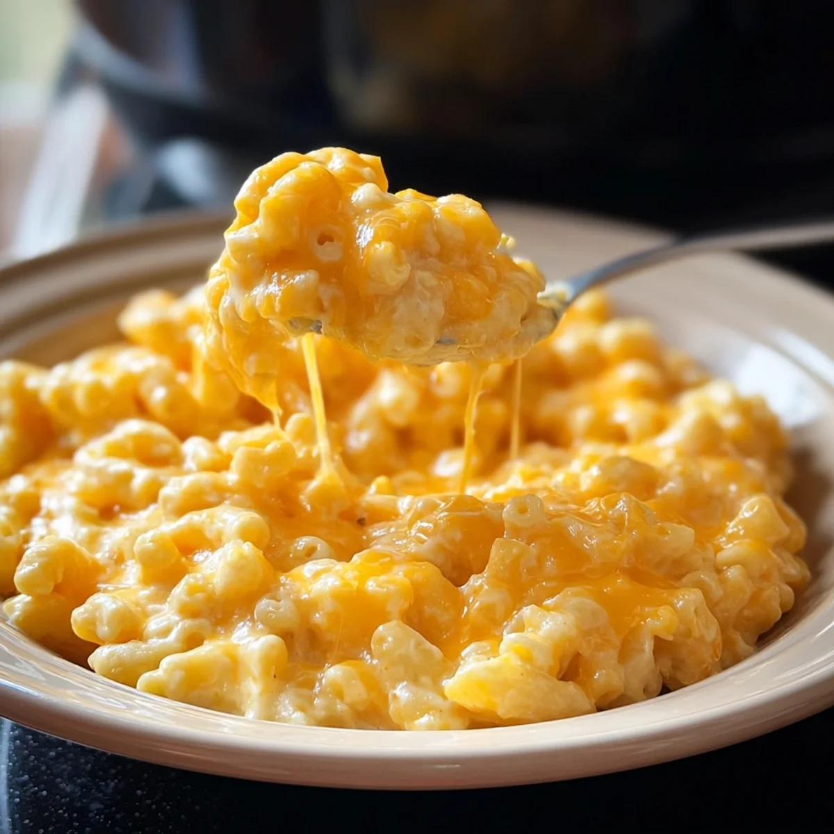 Creamy Slow Cooker Mac and Cheese Dinner