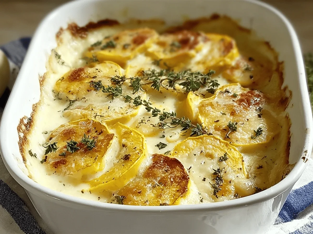 Creamy Squash Gratin with Mornay Sauce for a Hearty Meal - Featured Image