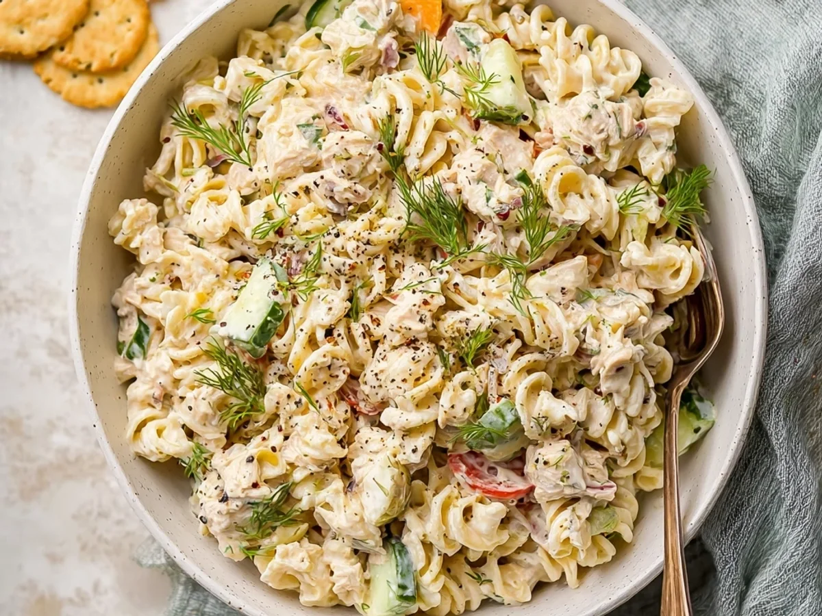 Creamy Tuna Pasta Salad: Simple, Zesty & Quick - Featured Image