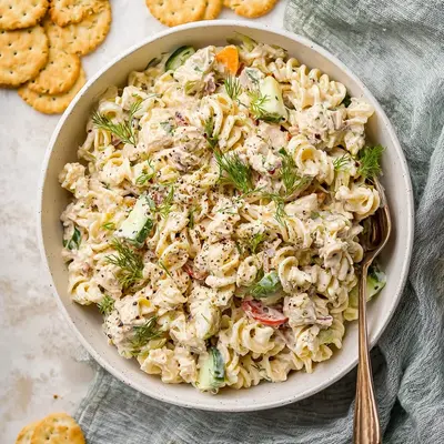 Creamy Tuna Pasta Salad: Simple, Zesty & Quick