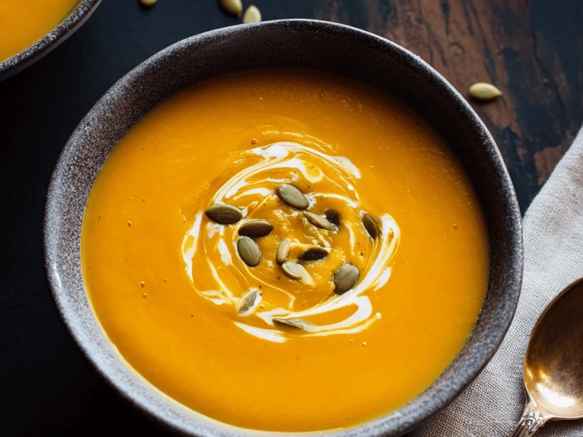 Creamy Vegan Pumpkin Soup: A Cozy Autumn Hug - Featured Image