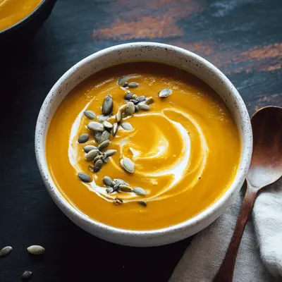 Creamy Vegan Pumpkin Soup: Autumn's Hug in a Bowl