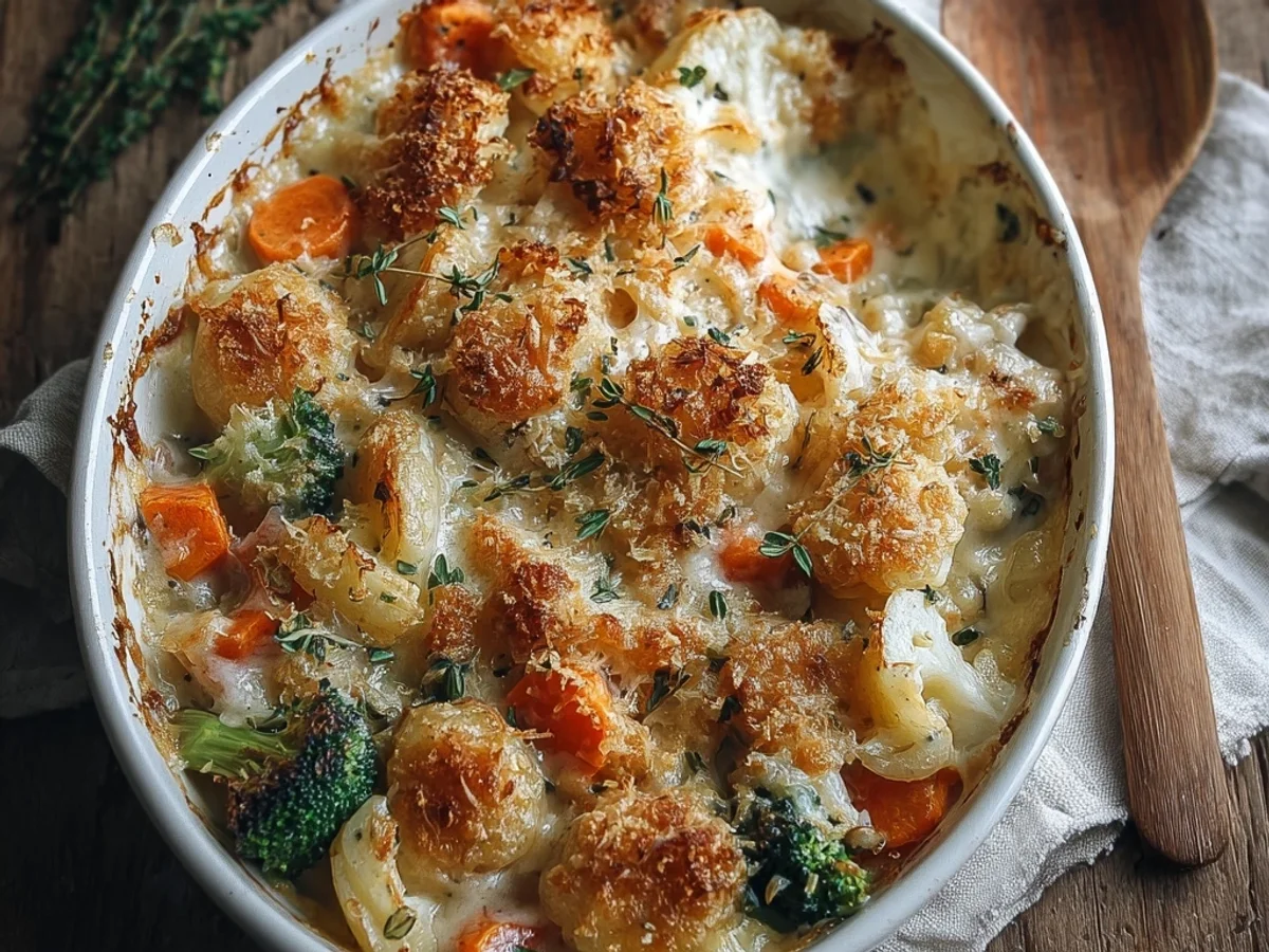 Creamy Winter Vegetable Bake: A Hearty Dish - Featured Image