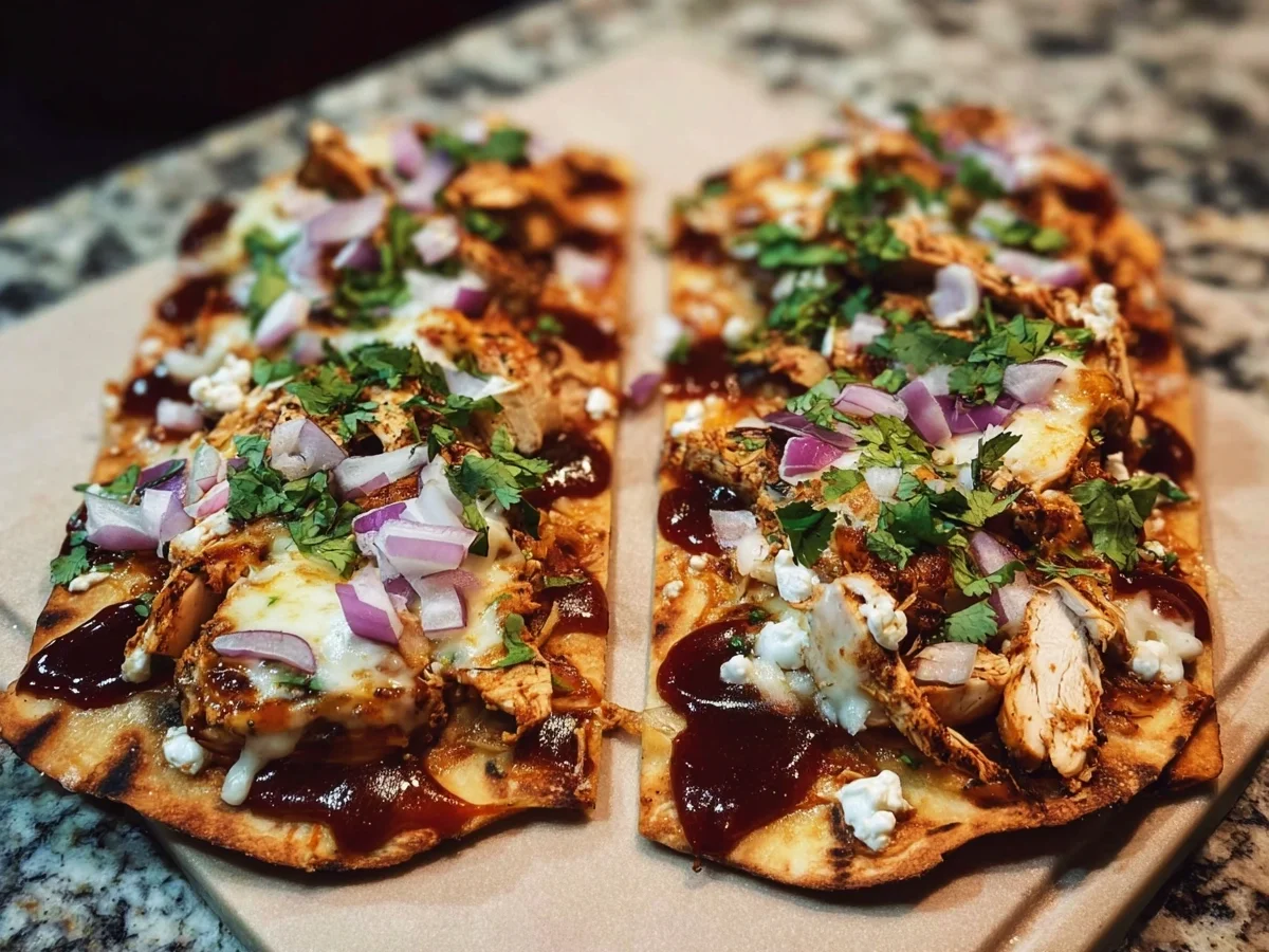 Crispy BBQ Chicken Flatbread - Featured Image