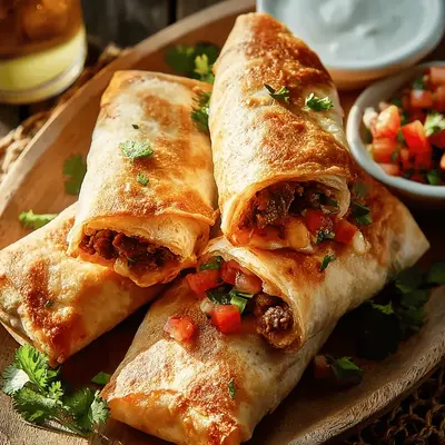 Crispy Beef & Cheese Chimichangas: My Go-To Recipe