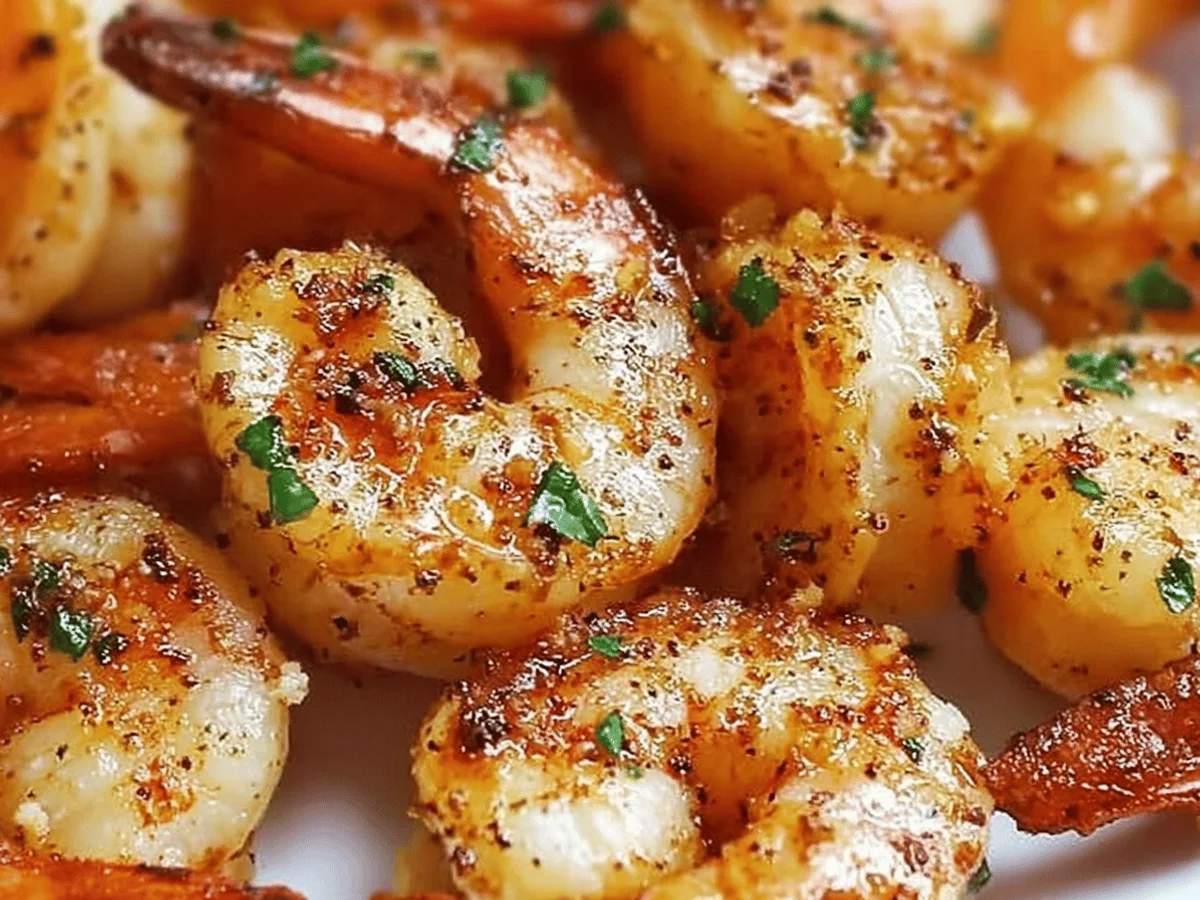 Crispy Garlic Butter Shrimp Recipe - Featured Image