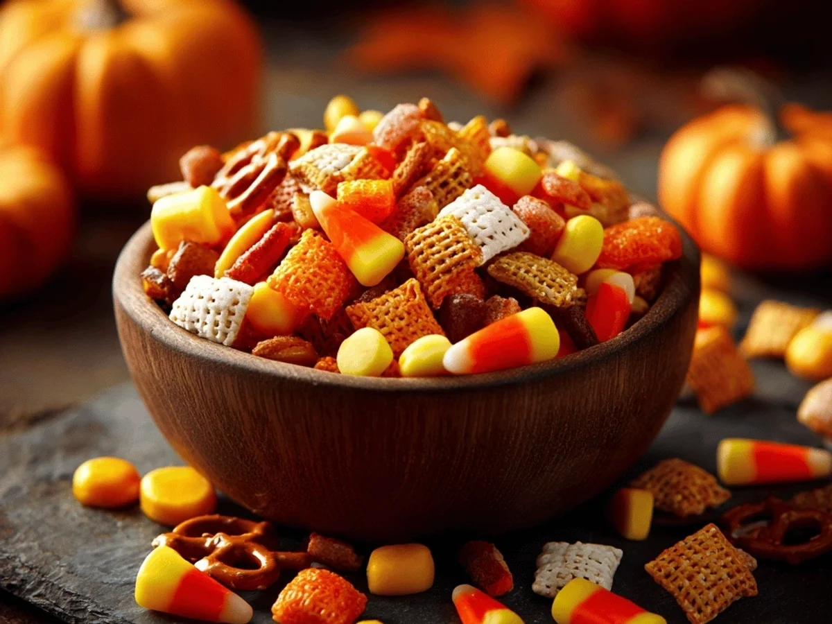 Crispy Halloween Chex Mix: Spooky Snack Fun! - Featured Image