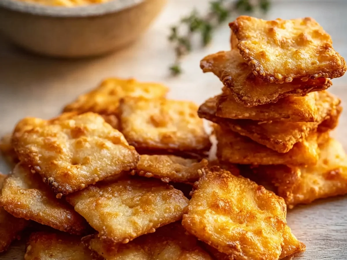 Crispy Homemade Cheese Crackers: A Family Favorite - Featured Image