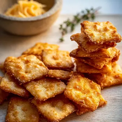 Crispy Homemade Cheese Crackers: A Family Favorite
