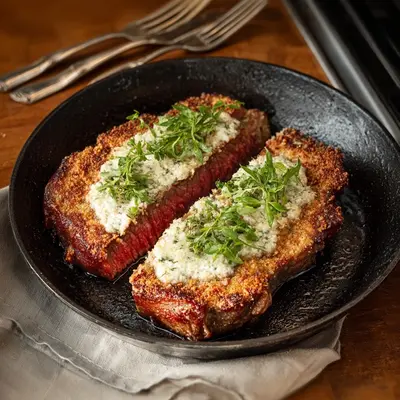 Crispy Parmesan Crusted Steak Recipe: A Quick Dinner