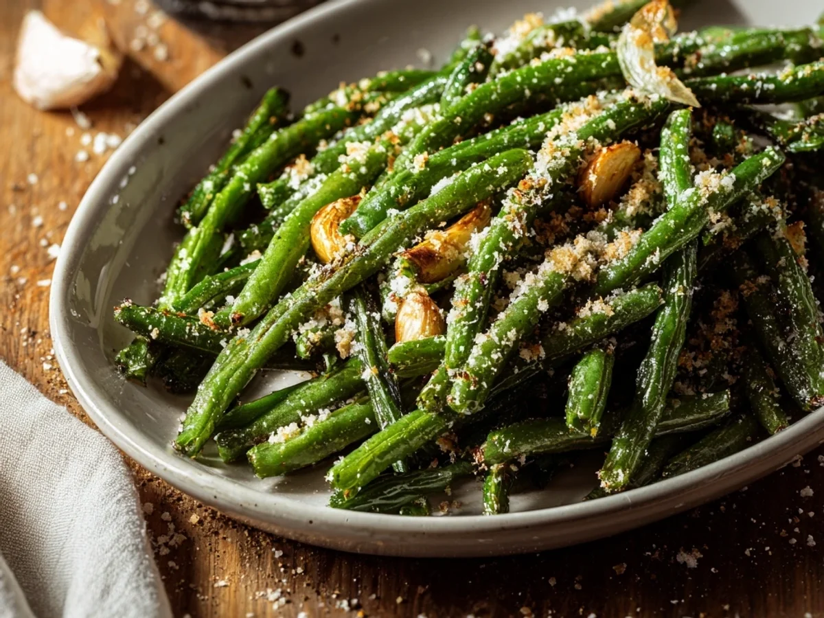 Crispy Parmesan Roasted Green Beans: A Simple Side - Featured Image