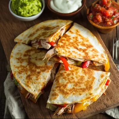 Crispy Rotisserie Chicken Quesadilla for Quick Dinners