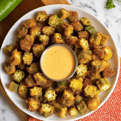 Crispy Skillet Fried Okra Recipe