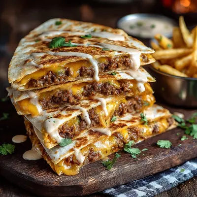 Crispy Smashburger Quesadillas: Easy Weeknight Comfort