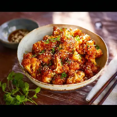 Crispy Sticky Sesame Cauliflower: A Weeknight Delight