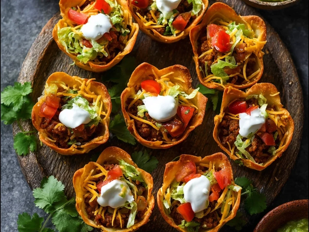 Crispy Taco Cups: Quick Weeknight Dinner Fun - Featured Image