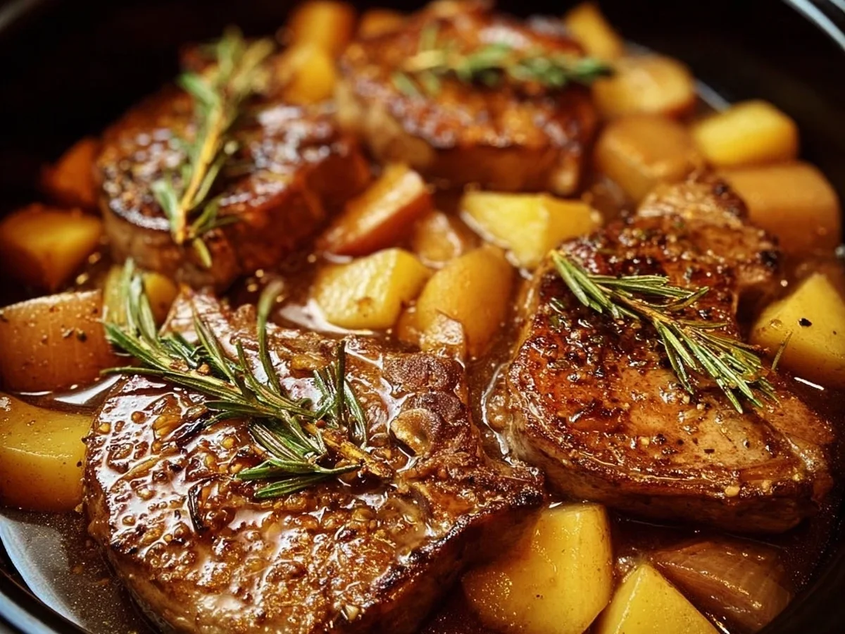 Crock Pot Apple Lamb Chops: Easy Family Dinner - Featured Image