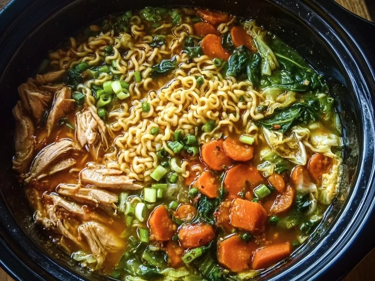Crock Pot Ramen Recipe: Simple Weeknight Comfort Food - Featured Image