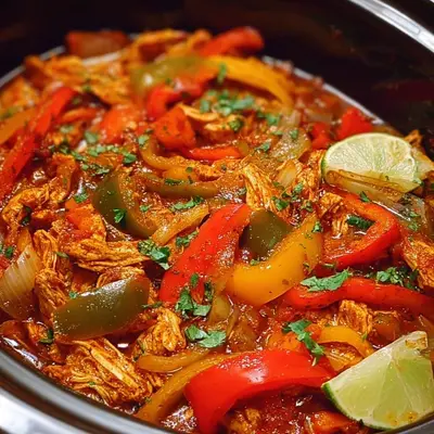 Crockpot Chicken Fajitas: Easy Slow Cooker Dinner