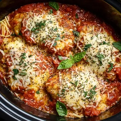 Crockpot Chicken Parmesan: Easy Weeknight Dinner