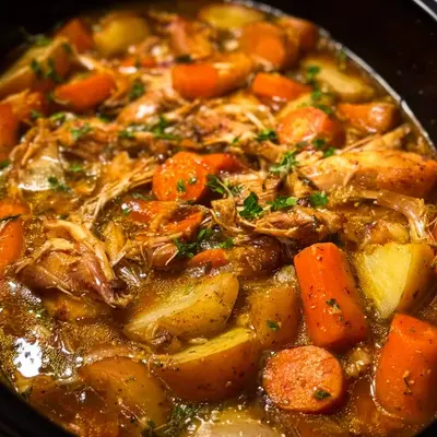 Crockpot Chicken Pot Roast: Hearty Slow Cooker Meal