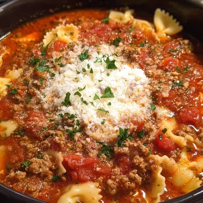 Crockpot Lasagna Soup: Easy & Rich Italian Flavors