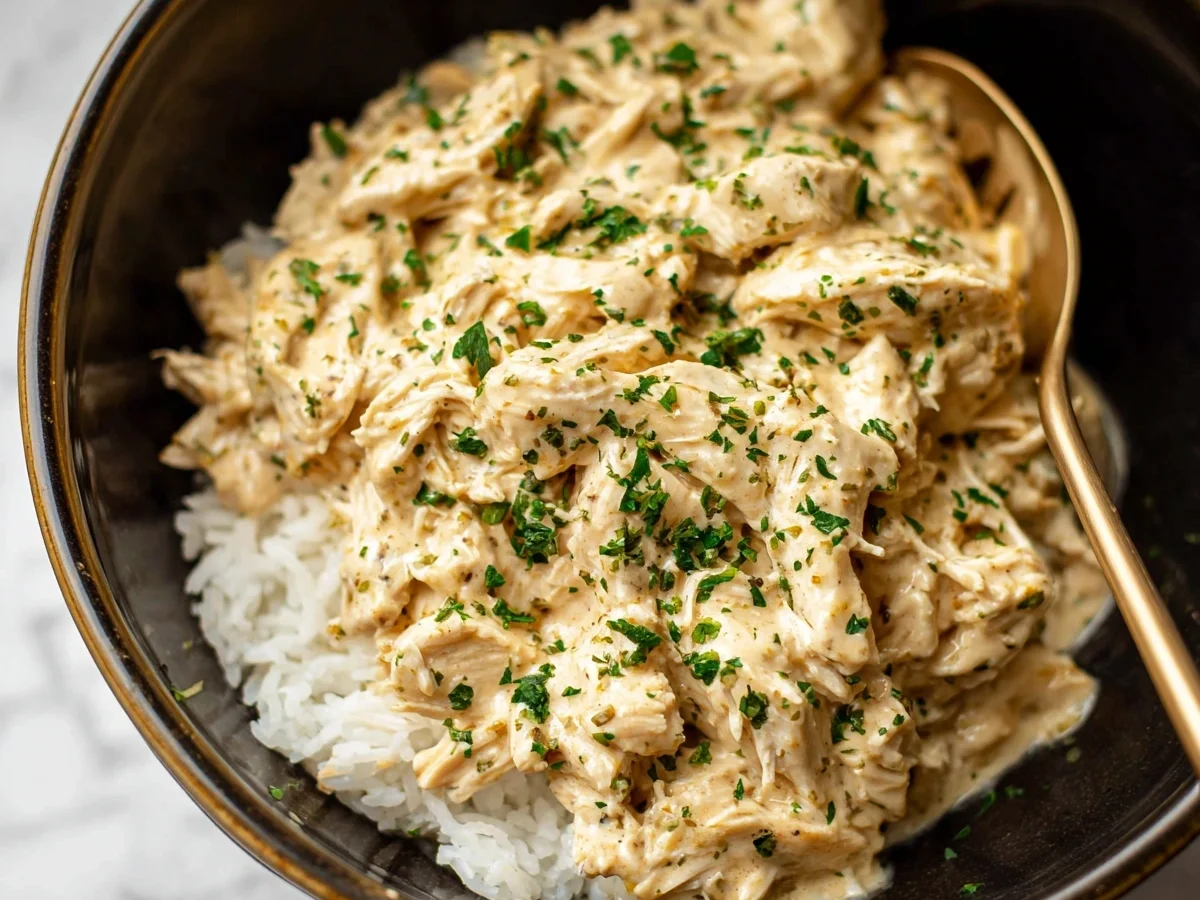 Crockpot Ranch Chicken: Easy Slow Cooker Dinner Recipe - Featured Image