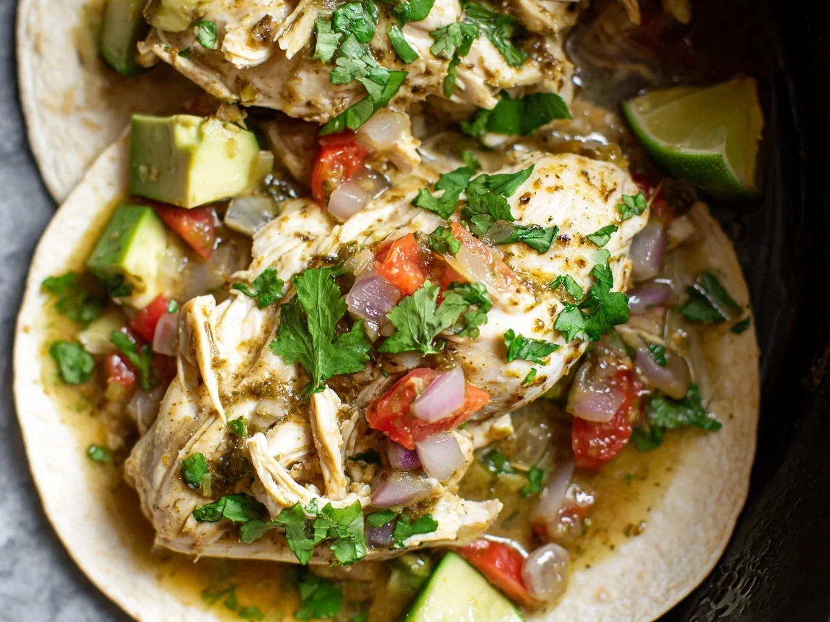 Crockpot Salsa Verde Chicken: Easy Weeknight Meal - Featured Image