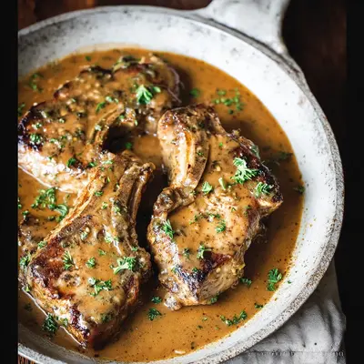 Delicious Smothered Lamb Chops Recipe: Rich & Tender