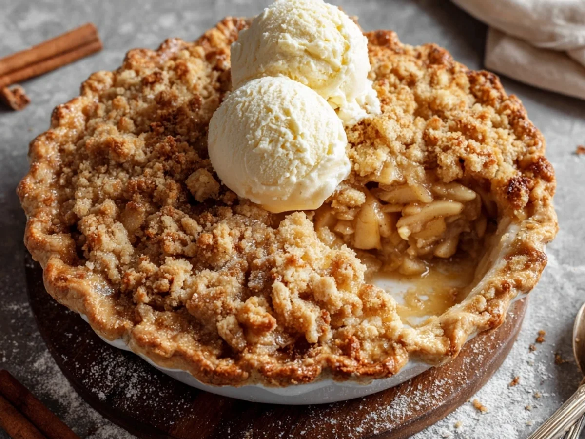 Dutch Apple Pie Crumble: Rustic Baked Apples with Streusel - Featured Image