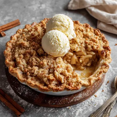 Dutch Apple Pie Crumble: Rustic Baked Apples with Streusel