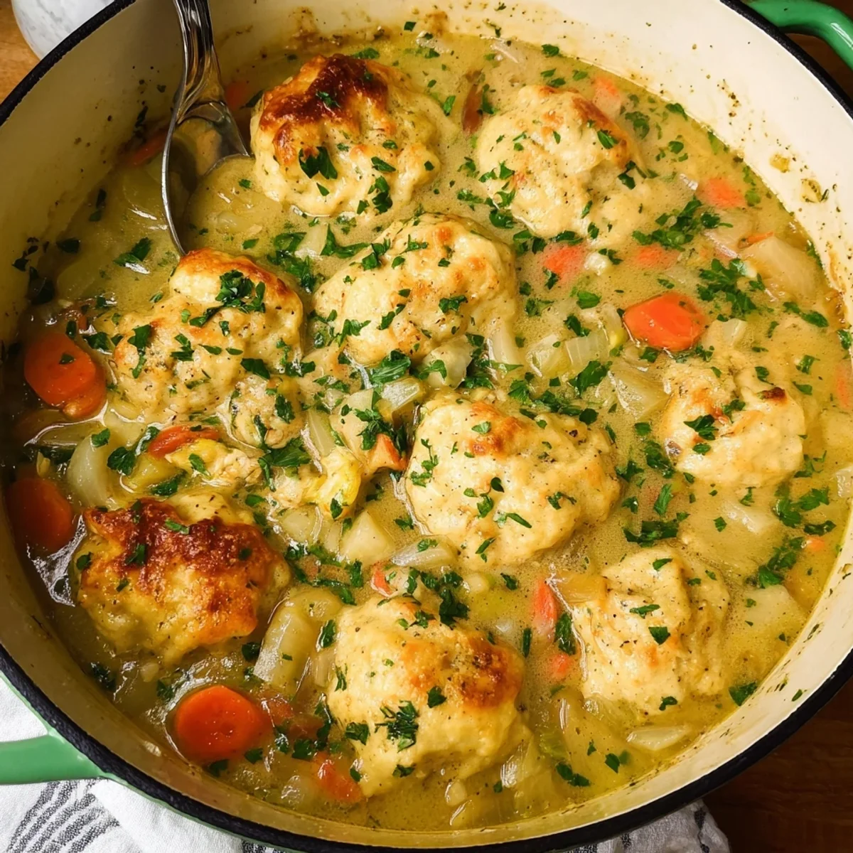 Dutch Oven Chicken & Dumplings: Hearty One-Pot Meal