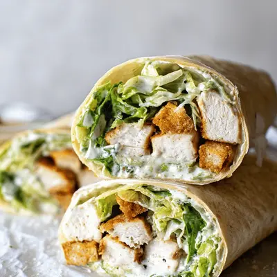 Easy and Delicious Chicken Caesar Wrap Recipe