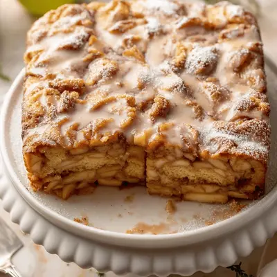 Easy Apple Fritter Cake Recipe: My Cozy Autumn Treat