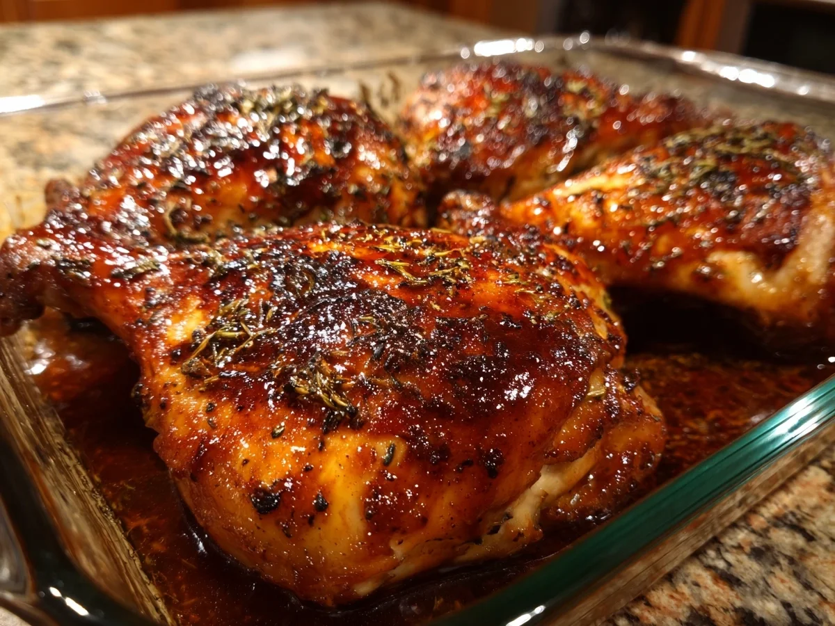 Easy Baked BBQ Chicken: Simple Oven Recipe - Featured Image