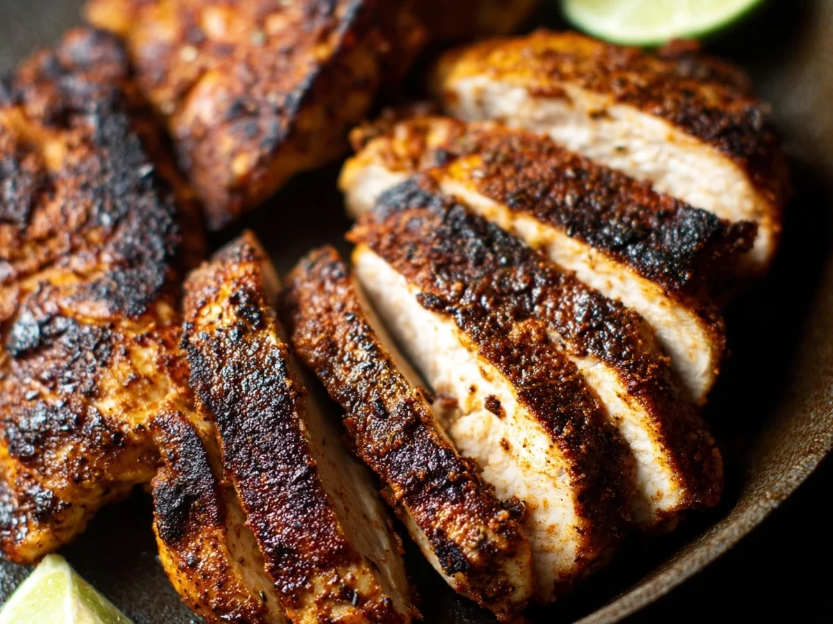 Easy Blackened Chicken Recipe - Featured Image