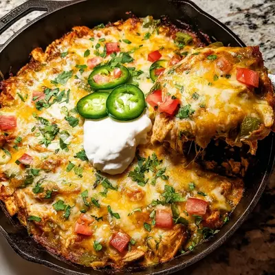 Easy Chicken Enchilada Skillet