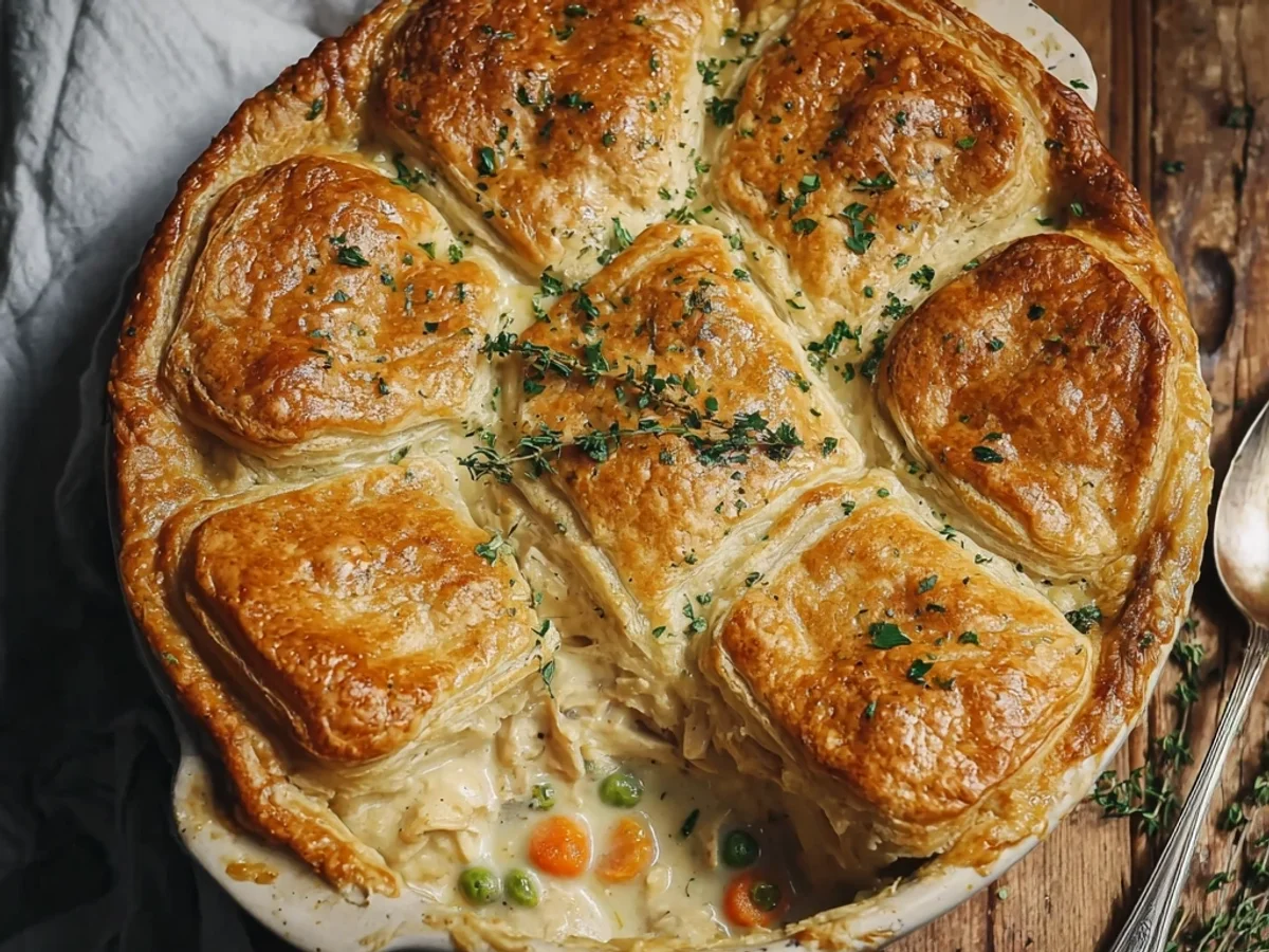 Easy Chicken Pot Pie Casserole: Creamy & Quick Dinner - Featured Image